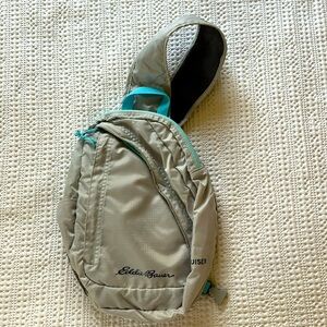 Eddie Bauer Rippac Stowaway Sling Bag 10L  Unisex, Grey & blue